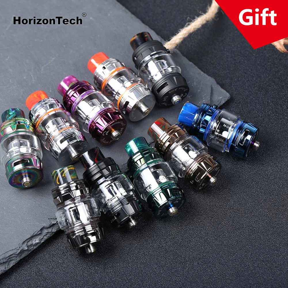 

Original HorizonTech Falcon King Tank Bulb Vape Tank 6ML/2ML Electronic Cigarette Atomizer With M1 Mesh Coil For 510 Thread Box