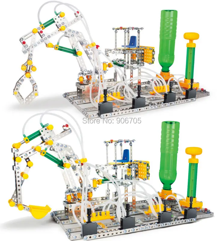 

Iron Commander Scale Model Alloy Pneumatic Assembling Vehicle Metal Building model kit educational toys,Pneumatic vehicle