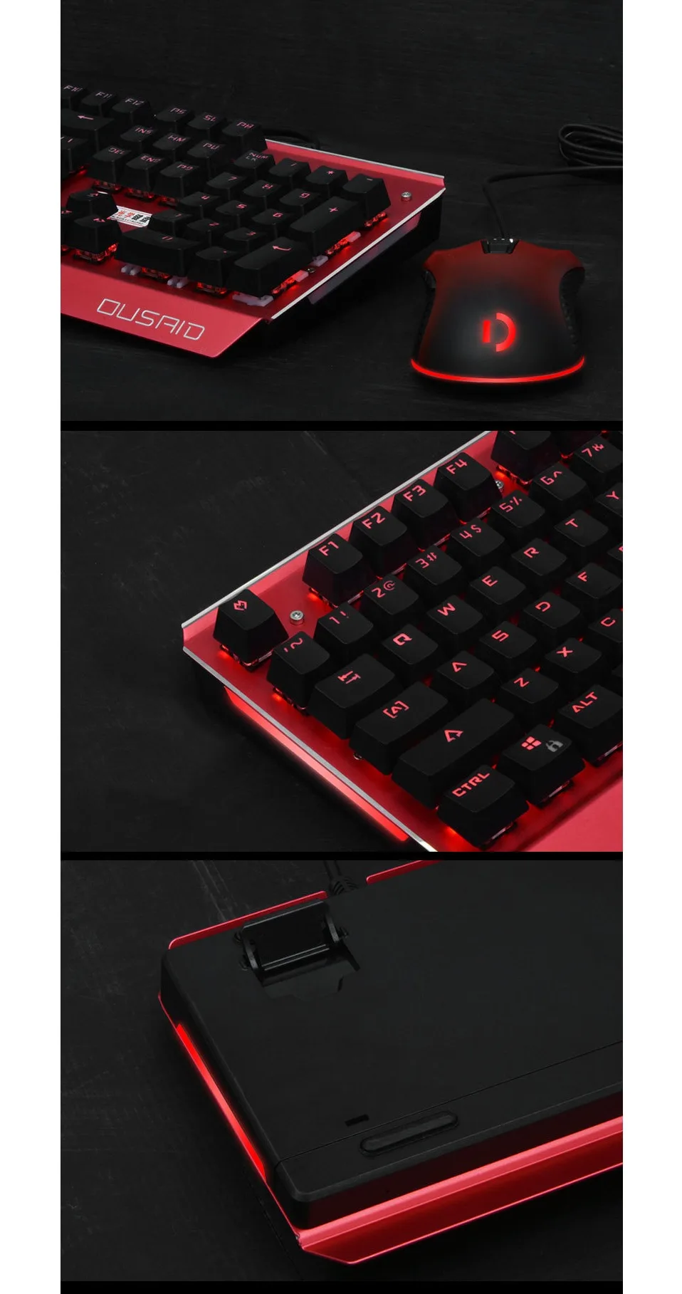 Игровая механическая клавиатура usb tastatur teclado gamer clavier klawiatura pc с подсветкой computador teclado mecanico mechanical