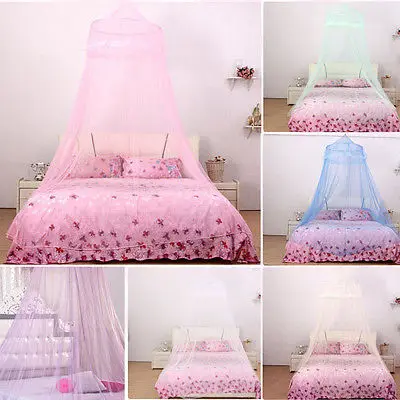 

2017 New House Bedding Decor Round Bed Canopy Dome Mosquito Bug Insect Net Colorful Netting Curtain Dome Decor