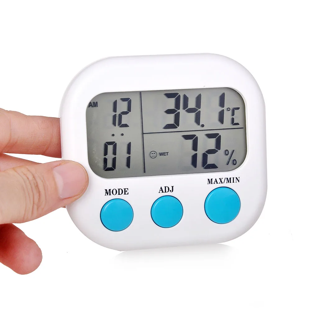

CX-203 LCD Digital Thermometer Hygrometer Electronic Temperature Humidity Meter Alarm Clock Weather Station