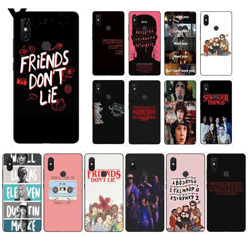 

Yinuoda should stay should Stranger Things DIY Phone Case for Xiaomi Mi 6 Mix2 Mix2S Note3 8 8lite Redmi 5 note5 Note4 4X