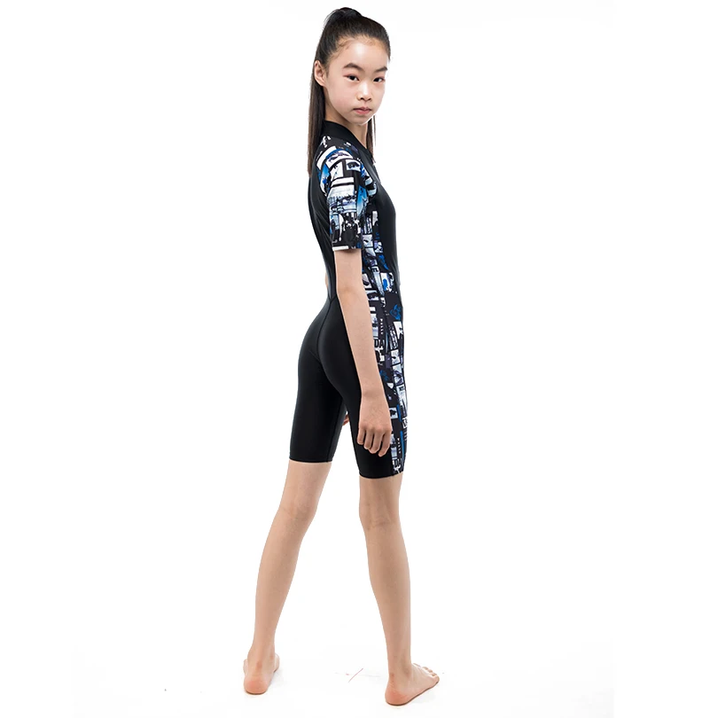 Girls swimming One piece swimsuit Comfortable and quick to dry High