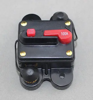

100A Car Audio Inline Circuit Breaker Fuse for 12V Protection SKCB-01-100A