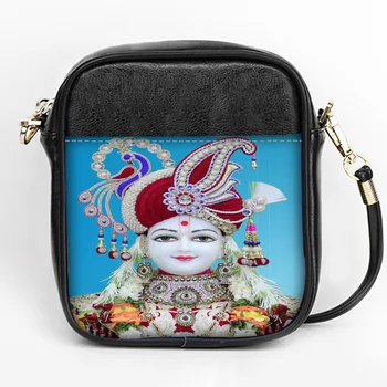 

Custom Lord Krishna fashion Sling Bag Women Sling Shoulder Bag Leather Girls Party Bag DIY Sling Bag