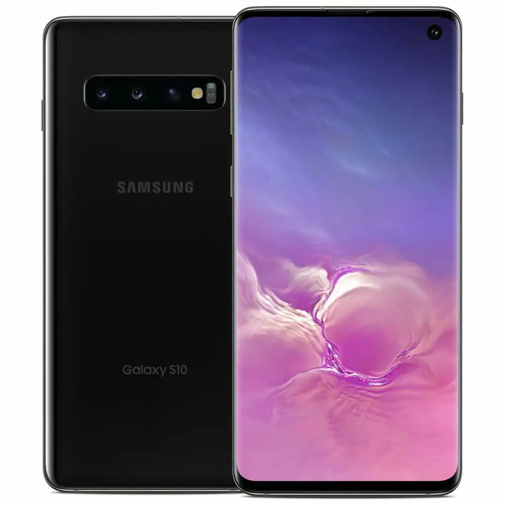 Samsung Galaxy S10 G973F разблокированный Android Мобильный Восьмиядерный процессор Exynos 9820 8 ГБ ОЗУ 128 Гб ПЗУ 6," четыре камеры NFC