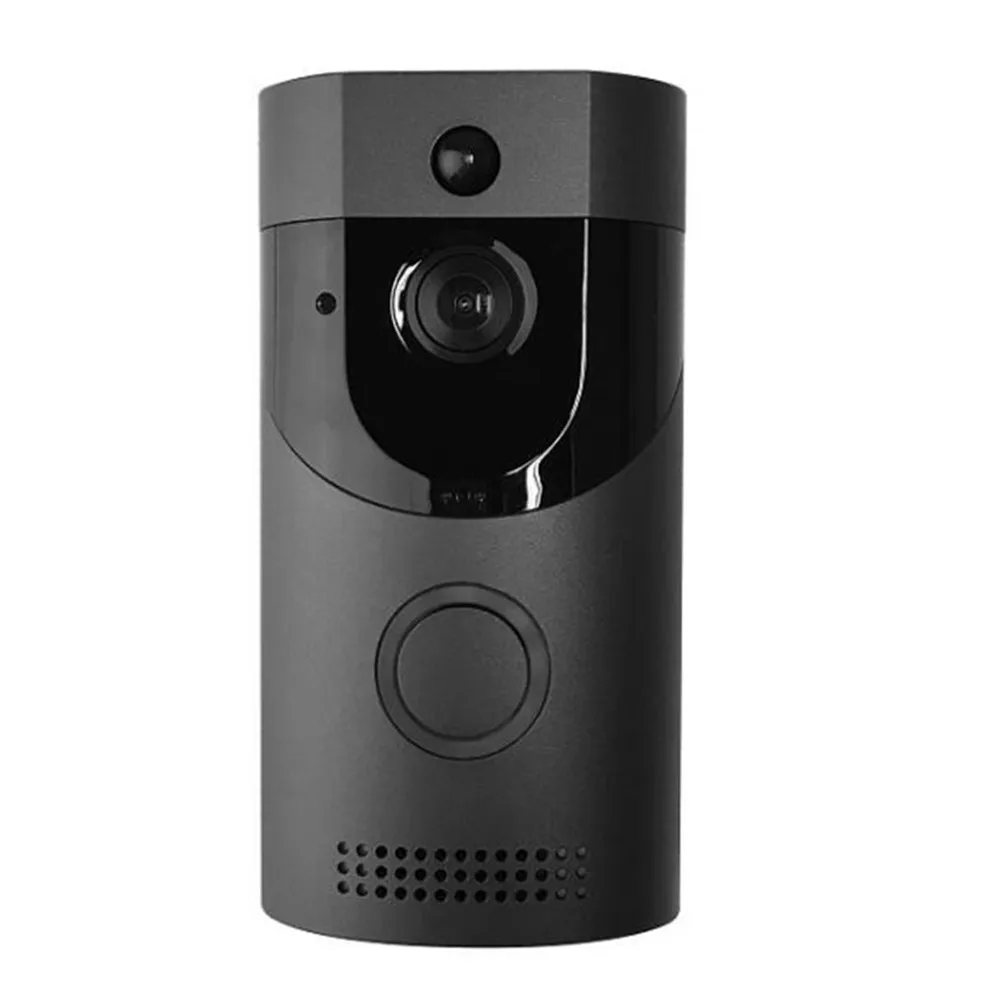 HD 720P Smart Vision WiFi дверной звонок беспроводной домофон дверной звонок Sercurity камера движения PIR монитор ночного видения приложение дистанционное управление - Цвет: Черный