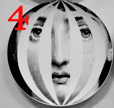 8 дюймов rosenthal Piero fornasetti декоративная пластина коллектора подвесные тарелки в западном стиле, В миланском стиле настенные украшения фарфоровая ваза настенные тарелки - Цвет: D