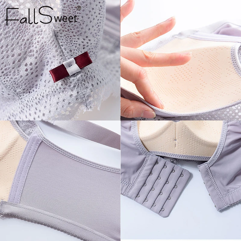 Женские бюстгальтеры без косточек FallSweet кружевное женское белье с тонкой