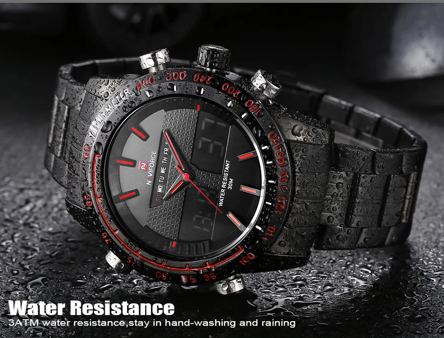 Мужские часы naviforce люксовый бренд стали кварцевые часы цифровые светодиодные часы армии военные спортивные часы мужчины relogio словаре Мужские часы naviforce люксовый бренд стали кварцевые часы цифровые светодиодные часы армии военные спортивные часы мужчины relogio словаре