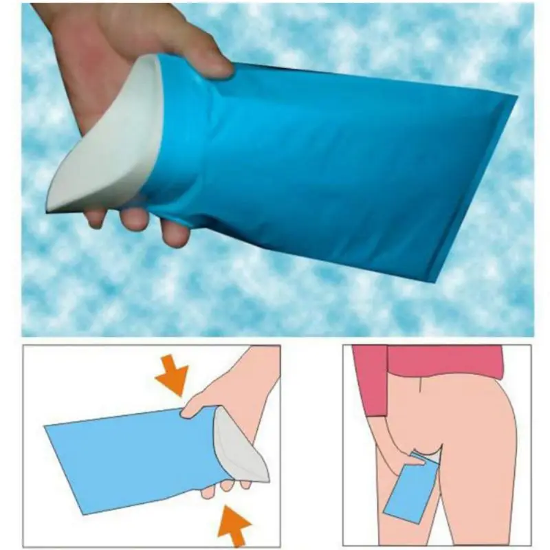 

Emergency Urinate Bags Unisex Adult Children Outdoor Easy Take Piss Bags Car Travel Emergency Urinate Bags 600CC Mini Toilet