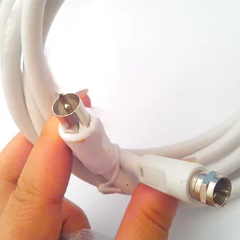 

Cable inch thread head F set-top box connecting closed-circuit rf line is 1.8 meters