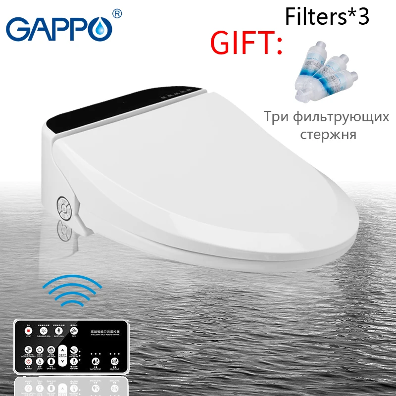 

GAPPO toilet smart seat toilet seat bidet Washlet Electric toilet seats cover Washlet Electric warm toilet seat cover