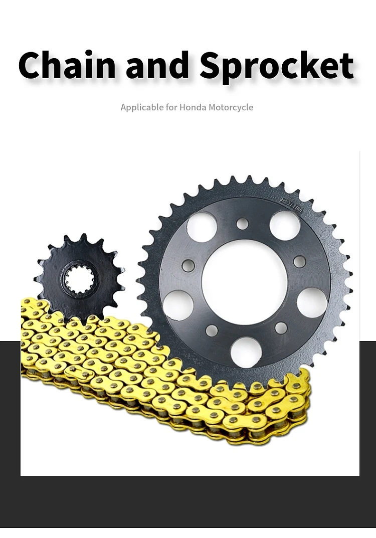 Parte a Corrente da Movimentação e a Roda Ajustadas para Honda 525 a Motocicleta de 15 Dentada Traseira Dianteira Cb400sf Super Quatro cb 400 sf 525-15 525-39 t 39 13 t parte a corrente da movimentação e