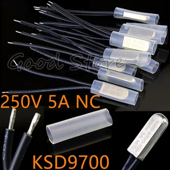 

1 PCS KSD9700 NC 250V 5A 40~150 Degree Bimetal Disc Temperature Switch Normal Close Closed Thermostat Thermal Protector