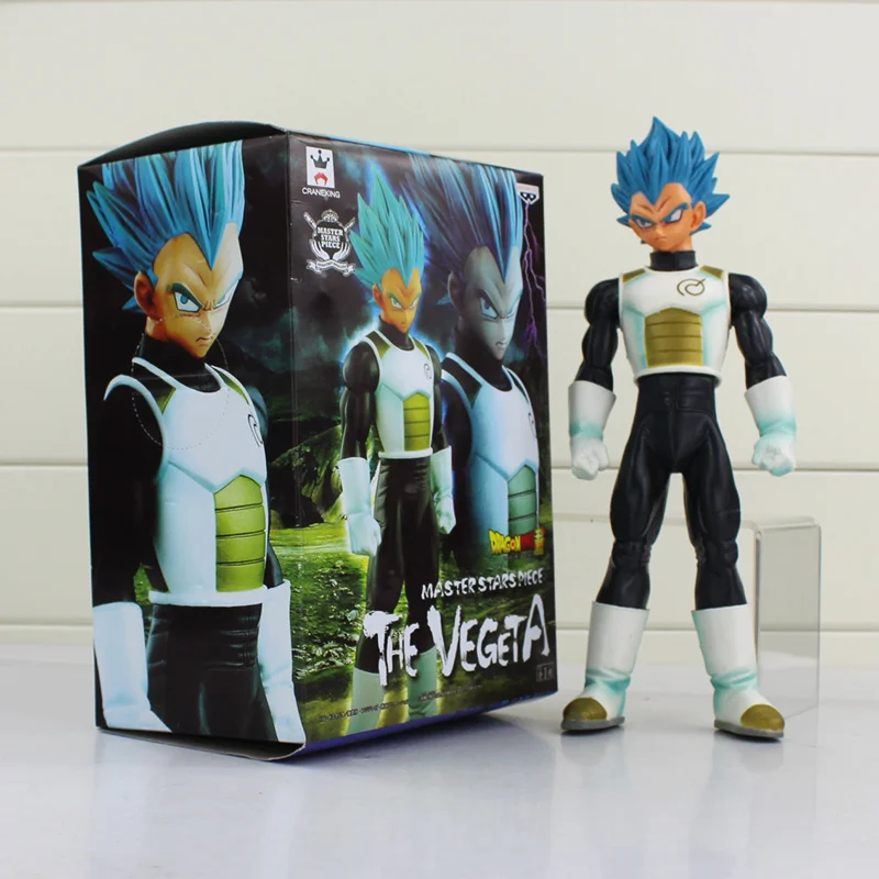 

New Anime Dragon Ball Z Saiyan Vegeta PVC Action Figure Toy Collectible Model Doll Free Shipping 25cm