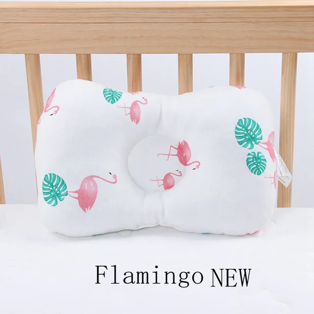 Muslinlife детская подушка новорожденная подушка для защиты головы детское постельное белье Младенческая подушка для кормления малыша позиционер сна Анти-рулон - Цвет: Flamingo NEW