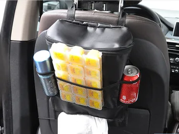 車のシートバックバッグオーガナイザーマルチポケットクーラーオックスフォード布バッグ用カースタイリングダッジチャージャー旅チャレンジャー口径ニトロ