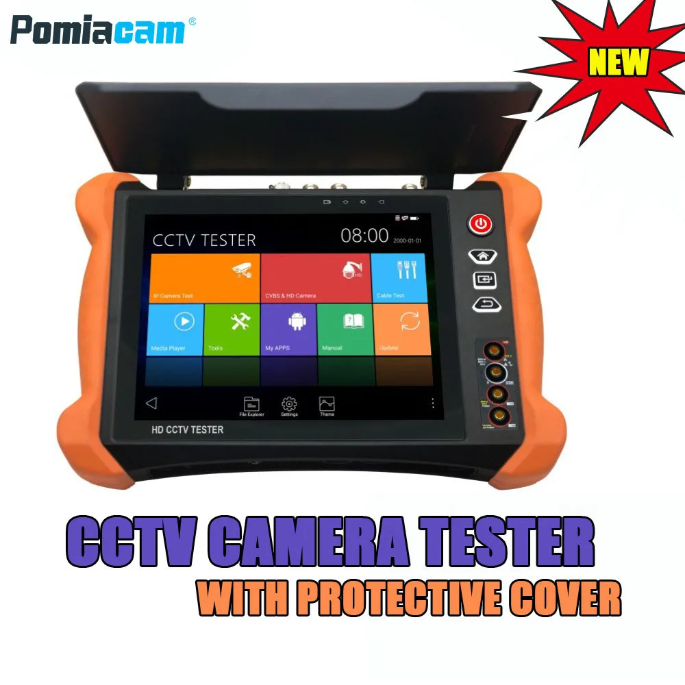 X9 8 дюймовый сенсорный экран H.265 4K 8MP IP камера тестер 2K TVI CVI AHD SDI CVBS CCTV монитор с TDR