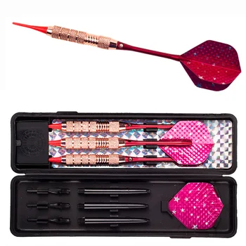 

3 PCS/LOT High Quality 18 Grams Pink Star Soft Tip Darts Iron Darts Professional Darts SET Safety Indoor Game Best Gift