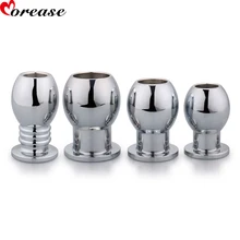 Morease Small Medium Big Stainless Steel Metal Anal Plug Dildo Sex Toys Booty Beads Butt Plug Gay Anal Beads Anal Tube Sex Toy