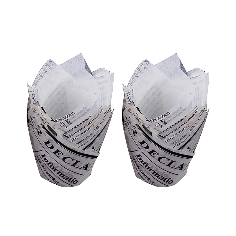 

HOT SALE Kitchen Cake Tools 50Pcs Mini Paper Cupcake Mold Muffin Cupcake Paper Cups Tray Baking Decorating Tools Pastry Cup