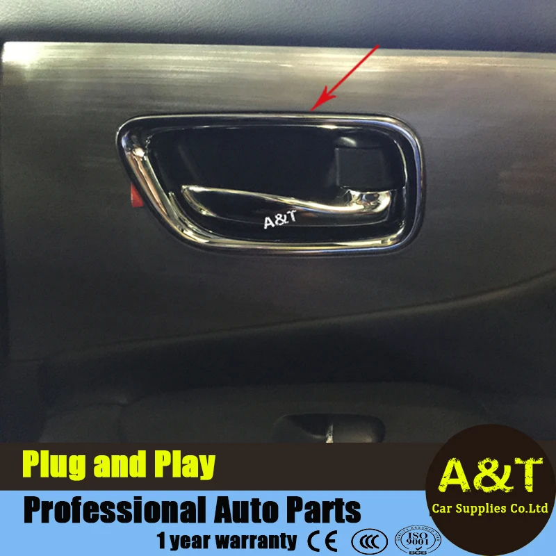font b car b font styling for Nissan Murano 2015 2016 model chrome Inner handle
