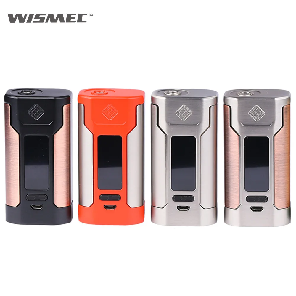 

Original Wismec sinuous P228 Box Mod Predator 228 Mod 228W Electronic Cigarette without Dual 18650 Upgradeable Firmware Vapor