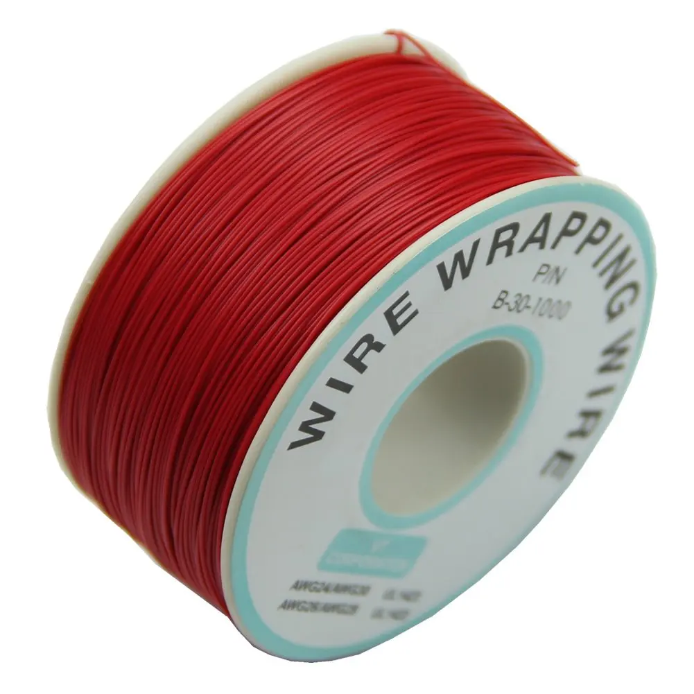 0 25 мм провода-оберточная проволока 30AWG кабель 305 м Новый (красный) | Обустройство