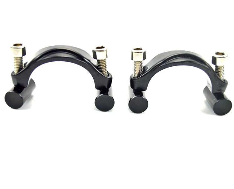 

Free Shipping 1 set New TT bar Clamp for 31.8mm DIA Road Bike Parts Cycling Handlebar Alloy Screw For Round bar