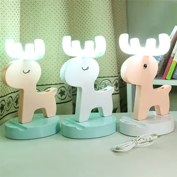 

Deer Pen holder light Elk Pen light Nordic Night Light Deer Night Lamp LED Strip Light USB Table Lamp Pen Holder #4P26