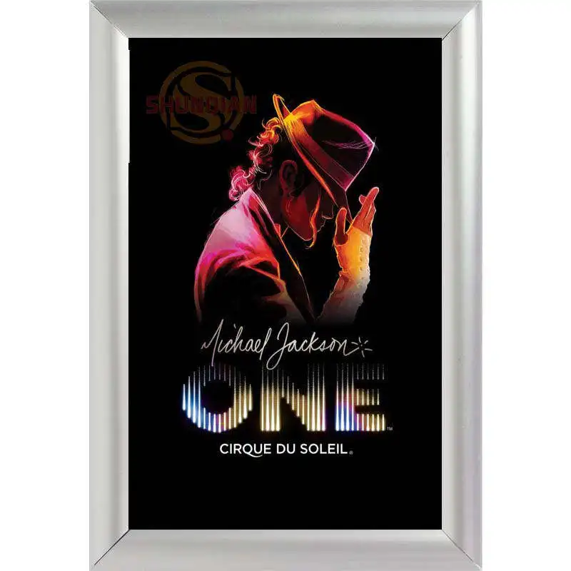 Silver Color Aluminum Alloy Picture Frame Home Decor Custom Canvas