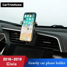 Аксессуары для интерьера, держатель для телефона Honda Civic Gravity, держатель для мобильного телефона, подставка для вентиляционного отверстия