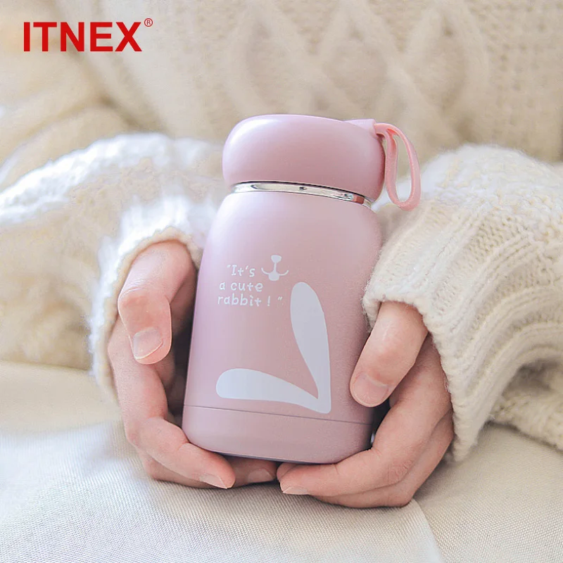 Baratos ITNEX de acero inoxidable de 360ml botella de termo botella animal frascos de vacío vientre taza térmica botella de vaso aislado para niños