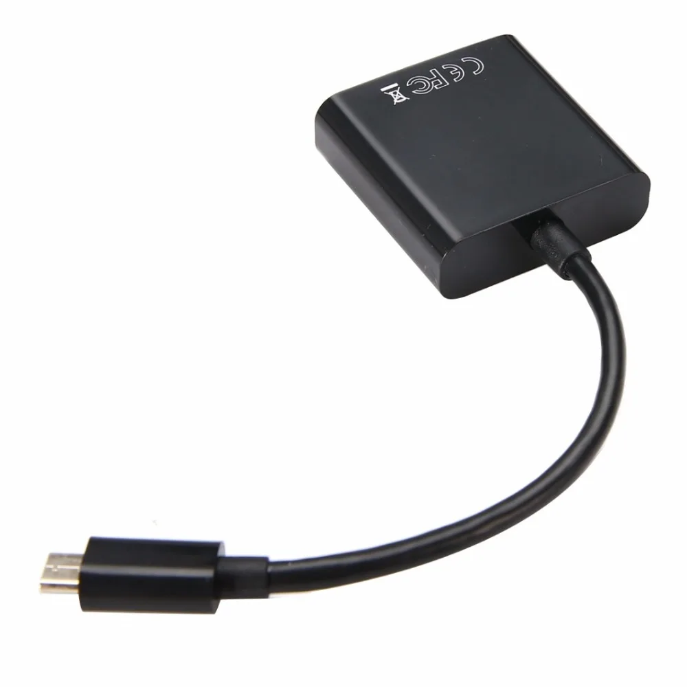 USB 3 1 Type C папа VGA Женский HD видео конвертер Кабель адаптер для Apple Macbook Google Chromebook