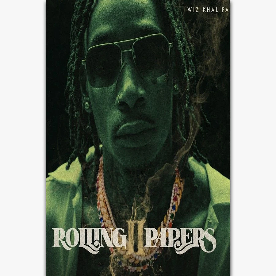 Wiz Khalifa Music Rapper Silk Poster 12x18 24x36 inch Picture for Room Decor