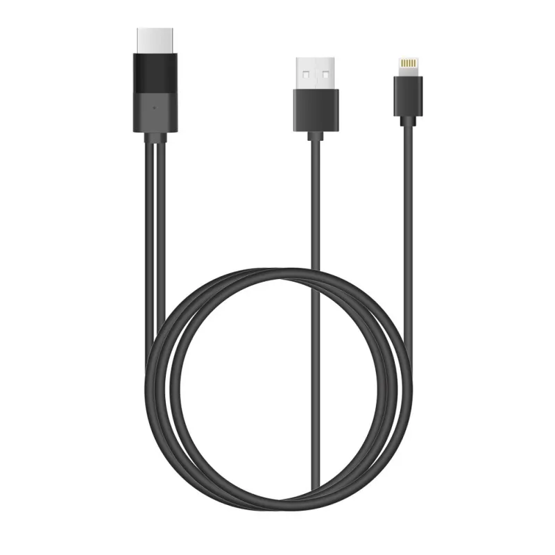 HDMI кабель системы освещения для HD tv AV с переходной USB кабель 1080P для iPad mini 2 3 4 iPhone X 8 7 IOS IphoneHDMI кабель