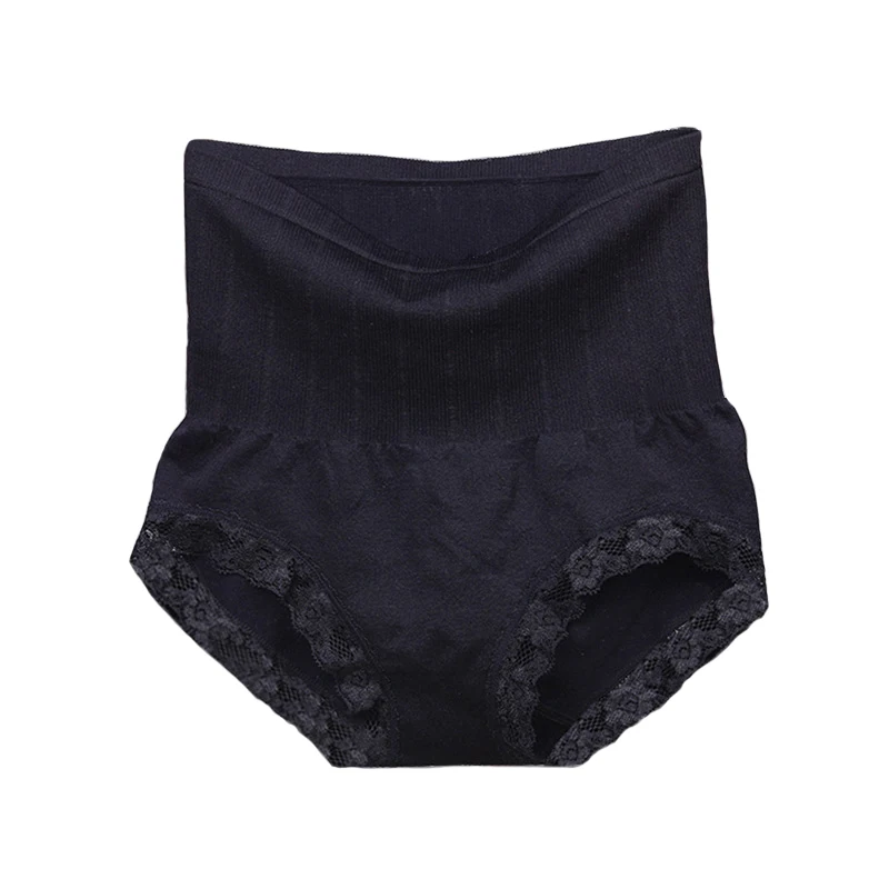 Women High Waist Panties Underwear Lace Abdomen Underwear Solid Breathable High Quality Seamless Briefs Culotte Woman Panties