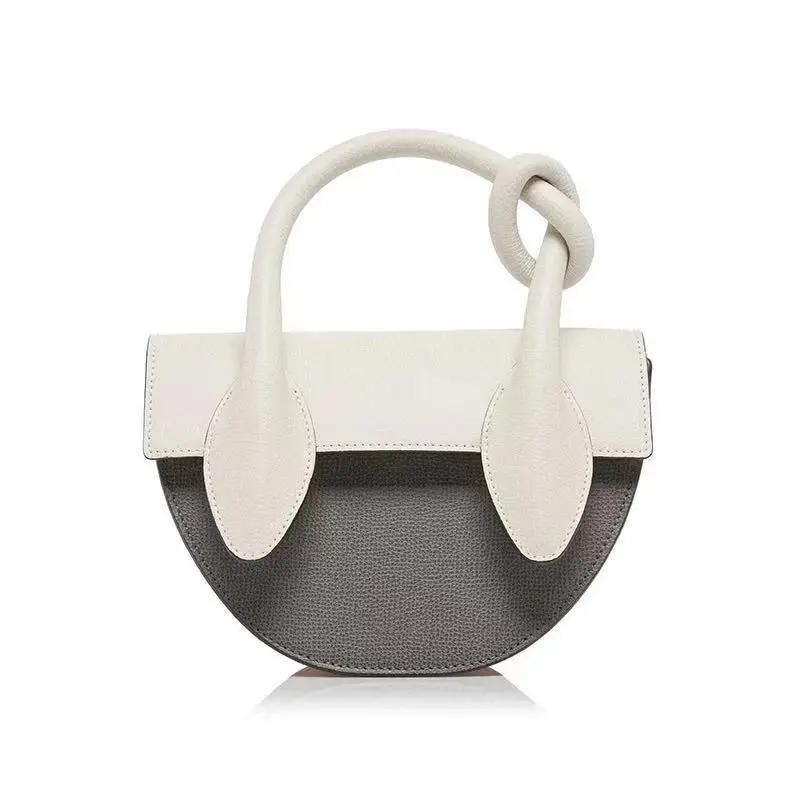 

2019 New Fashion Half Moon Totes Single Personality Semicircle Handbag Concise All-match Flap Pocket Designer Soft Sling Bag