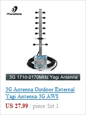 Комнатная потолочная антенна 850~ 2500MHz 5dBi всенаправленная Внутренняя антенна с N штекерным разъемом для усилителя сигнала с кабелем 5 м