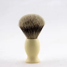 FS-# SI19-IV66, щётка для бритья Silvertip Badger с ручкой кремового цвета, узел 19 мм+ подставка