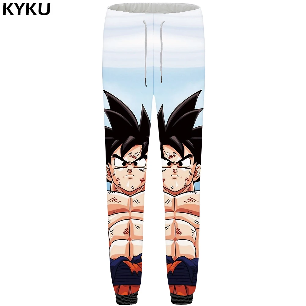 KYKU бренд Dragon Ball брюки Для мужчин аниме брюки Монстр 3d принтом Goku штаны хип-хоп Для мужчин s Артикул 2018 уличная большой Размеры