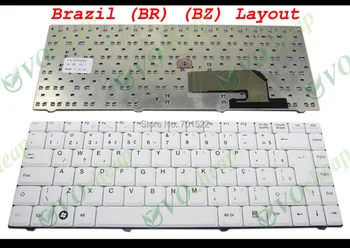 

New Laptop keyboard for CCE, for Philco PHN14050 PHN14063 Intelbras i500 i532 i555 white Brazil BR Version - K020628Q1