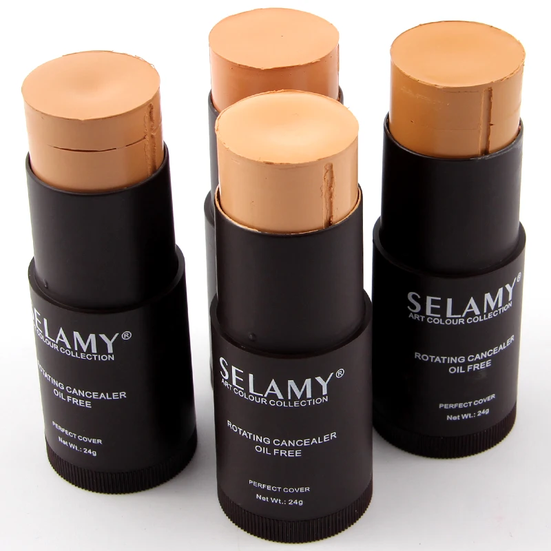 

24pcs Wholesale SELAMY Foundation Stick Light Color Nutritious Sun Block Long Lasting Concealer Breathable Makeup 306-008SY
