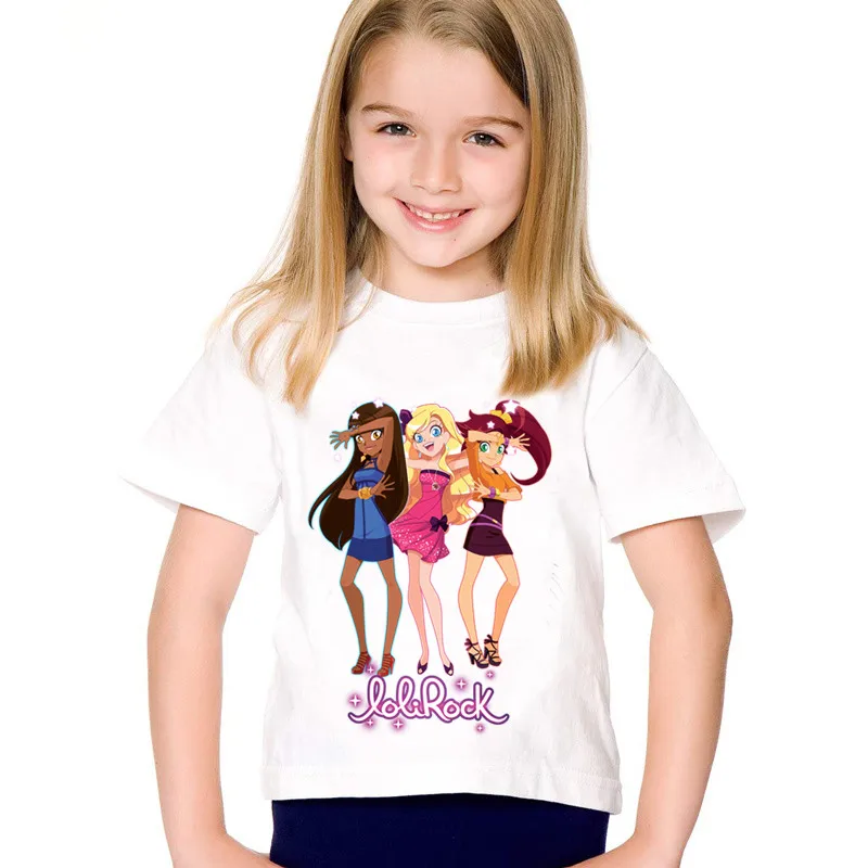 

Fashion Print LoliRock Magical Girl Children T-shirts Kids Summer 2019 Funny Short Sleeve Tees Girls Tops Baby Clothing,HKP5142