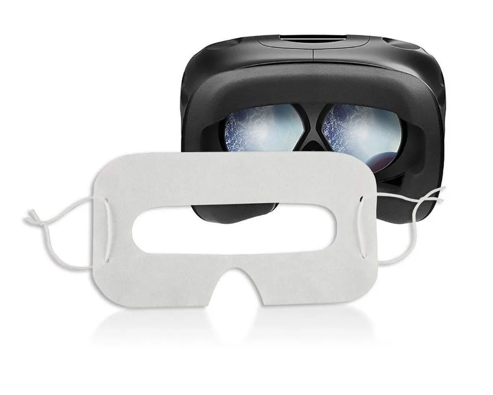 100 шт Универсальный VR одноразовый гигиенический чехол для лица, совместимый с VIVE, PSVR, Oculus Rift
