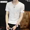XingDeng Brand breathable Clothing V neck Men T Shirt Male Fashion Fitness Casual loose Tshirts plus size M-6XL ► Photo 3/6