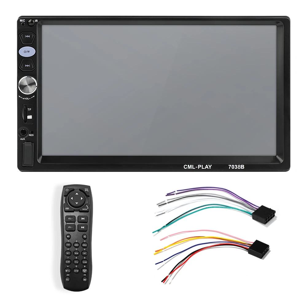 2din Car Radio 7 inch Touch mirrorlink Android Player subwoofer DVR Player Autoradio Bluetooth Rear View Camera tape recorder