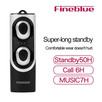 

Fineblue RWS-X8 twins Bluetooth 5.0 Earphone Mini Wireless Small Earbuds Stereo for phone sport with microphone new earphone