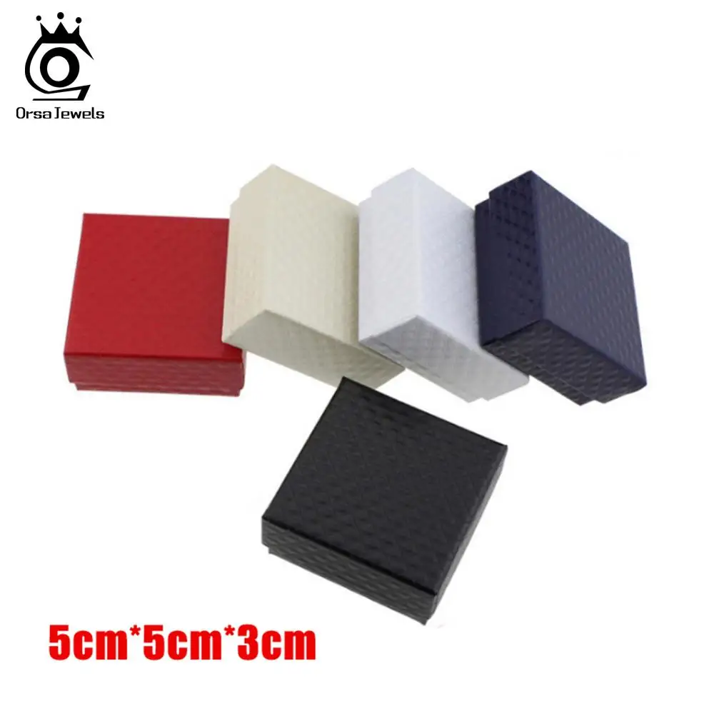 

ORSA JEWELS Carrying Jewelry Box Gift Packing Multicolor Gift Boxes For Jewelry Packing Wedding Party Wholesale Package BZH06